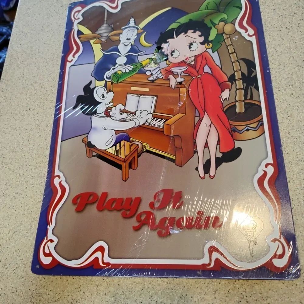 Betty Boop Metal Signs New